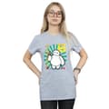 Miniatyrbilde 2 av 3: Big Hero 6 Womens/Ladies Baymax Lollipop Boyfriend T-Shirt