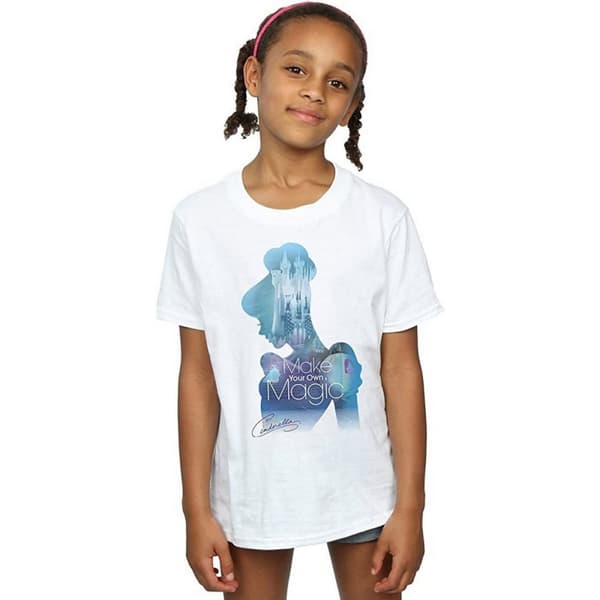 Cinderella Girls Make Your Own Magic Silhouette Cotton T-Shirt