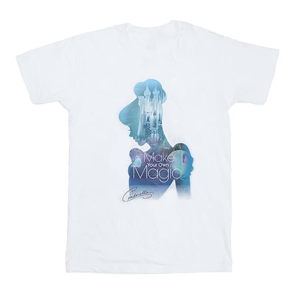 Cinderella Girls Make Your Own Magic Silhouette Cotton T-Shirt