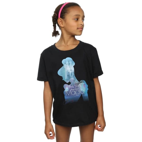 Cinderella Girls Make Your Own Magic Silhouette Cotton T-Shirt