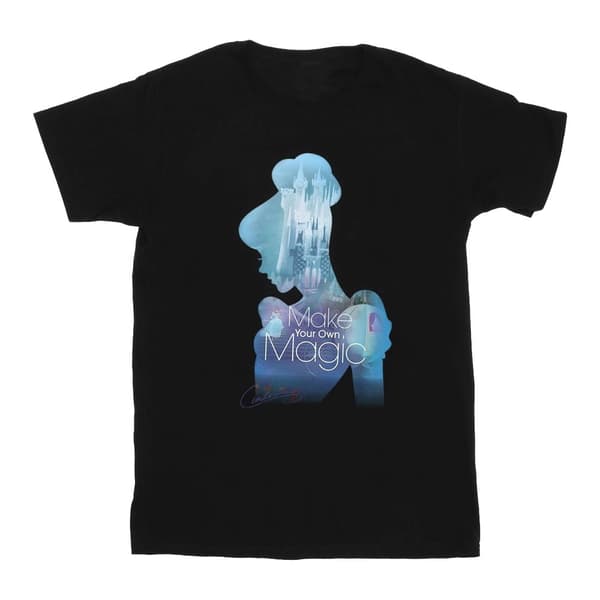 Cinderella Girls Make Your Own Magic Silhouette Cotton T-Shirt
