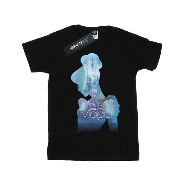 Cinderella Girls Make Your Own Magic Silhouette Cotton T-Shirt