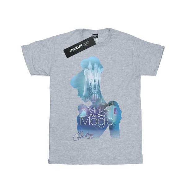 Cinderella Girls Make Your Own Magic Silhouette Cotton T-Shirt
