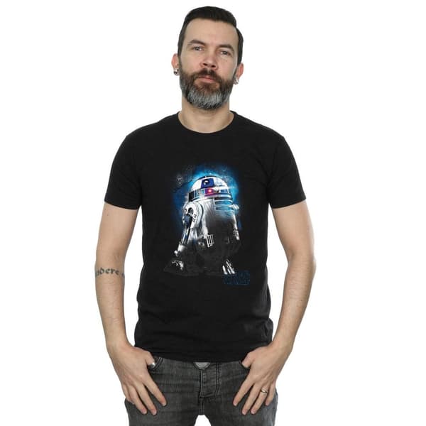 Star Wars: The Last Jedi R2-D2 t-shirt i borstad bomull för herrar