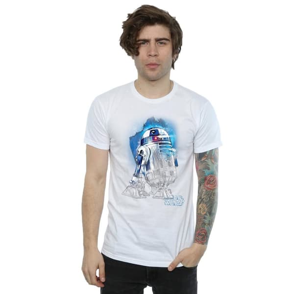 Star Wars: The Last Jedi Mens R2-D2 Brushed Cotton T-Shirt