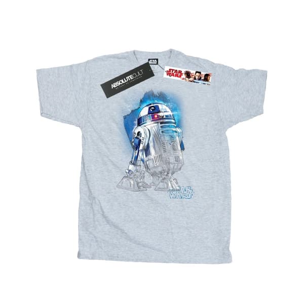 Star Wars: The Last Jedi R2-D2 t-shirt i borstad bomull för herrar