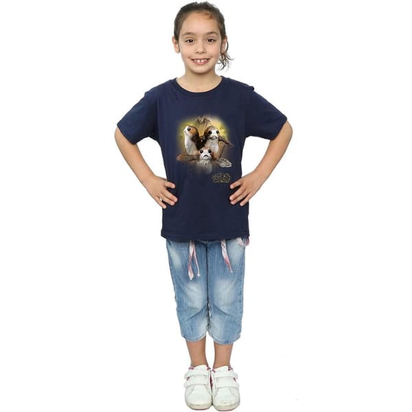 Star Wars: The Last Jedi Girls Porg Brushed Cotton T-Shirt