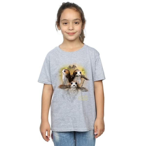 Star Wars: The Last Jedi Girls Porg Brushed Cotton T-Shirt