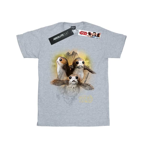Star Wars: The Last Jedi Girls Porg Brushed Cotton T-Shirt
