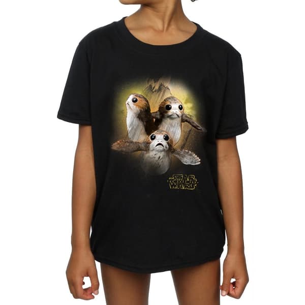 Star Wars: The Last Jedi Girls Porg Brushed Cotton T-Shirt