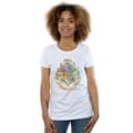 Miniatyrbild 4 av 5: Harry Potter Dam/Tjej Hogwarts Crest T-shirt i bomull