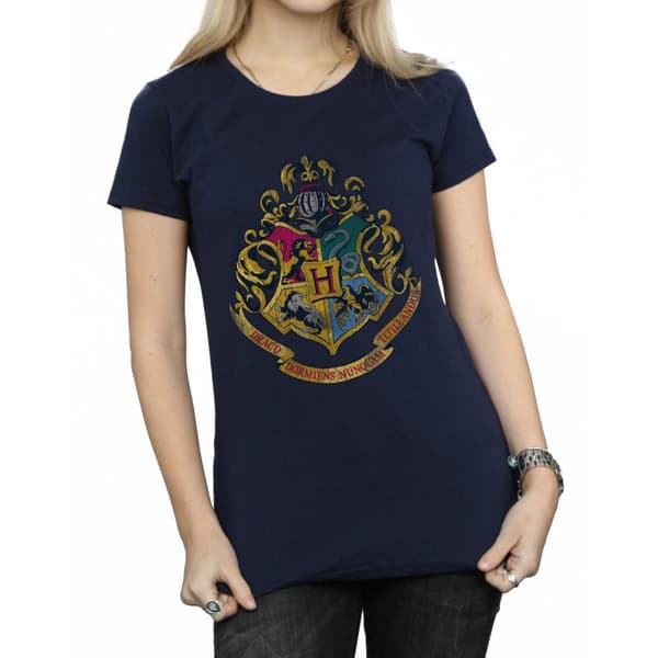 Harry Potter Dam/Tjej Hogwarts Crest T-shirt i bomull