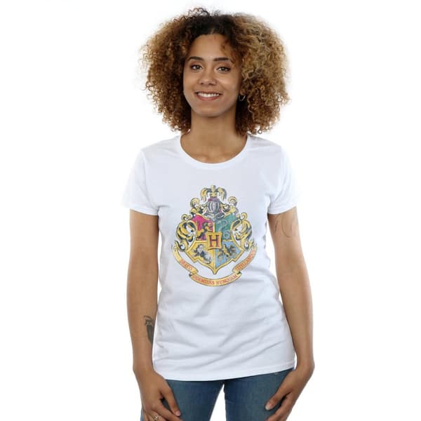 Harry Potter Dam/Tjej Hogwarts Crest T-shirt i bomull