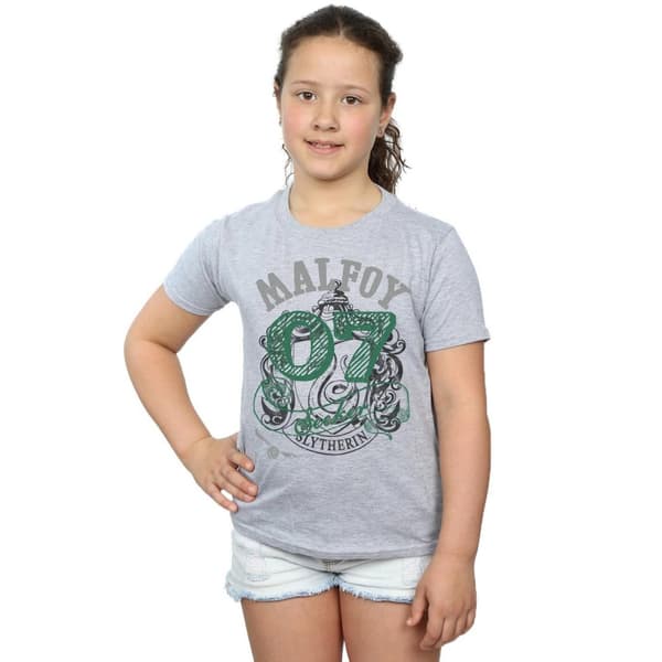 Harry Potter Girls Seeker Draco Malfoy Cotton T-Shirt