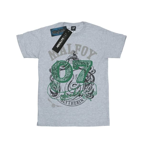 Harry Potter Girls Seeker Draco Malfoy Cotton T-Shirt
