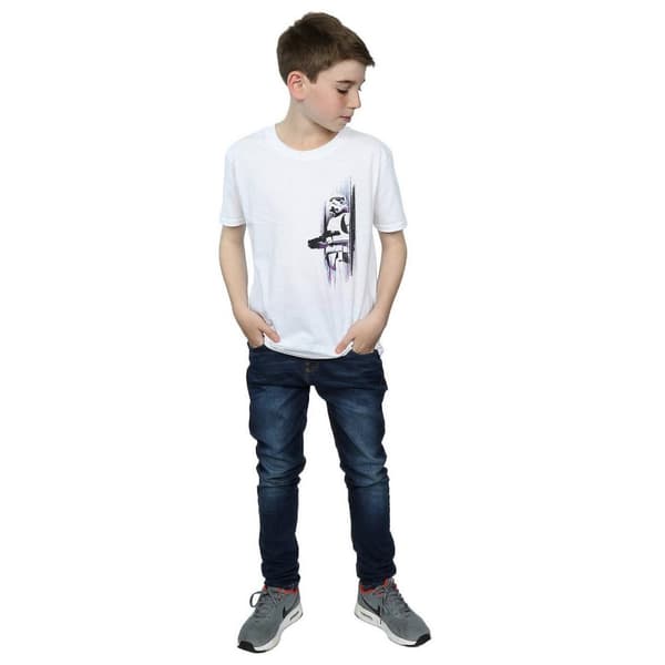 Star Wars: Rogue One Stormtrooper T-shirt i borstad bomull för pojkar