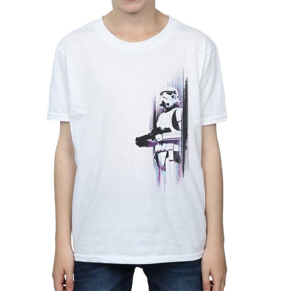 Star Wars: Rogue One Stormtrooper T-shirt i borstad bomull för pojkar