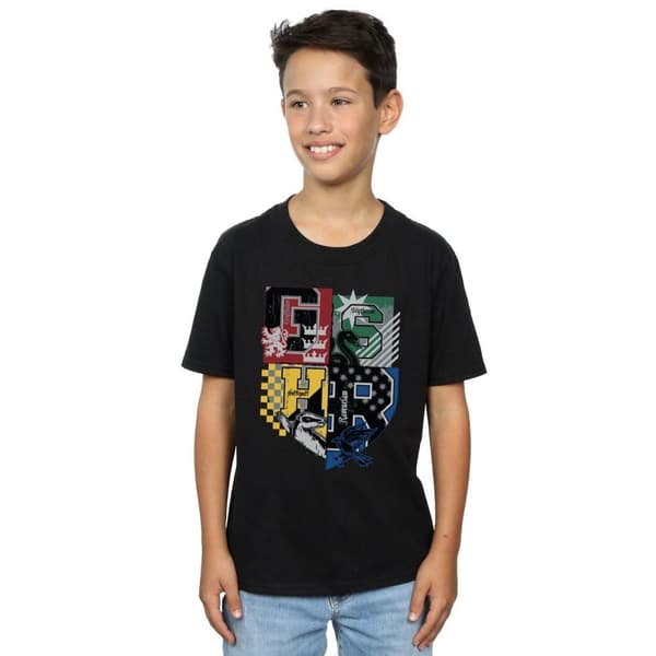 Harry Potter Boys Hogwarts Houses Cotton T-Shirt