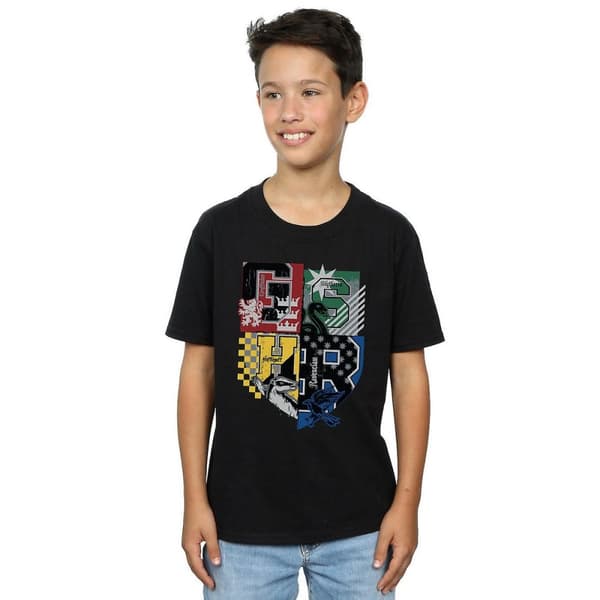 Harry Potter Boys Hogwarts Houses Cotton T-Shirt