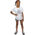 Miniatyrbild 3 av 5: Harry Potter T-shirt i bomull med Hogwarts för flickor