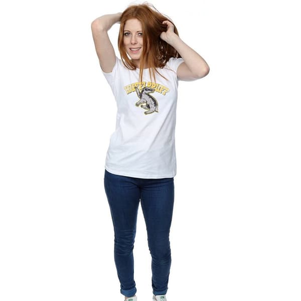 Harry Potter Womens/Ladies Hufflepuff Cotton T-Shirt