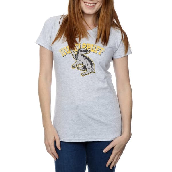 Harry Potter Womens/Ladies Hufflepuff Cotton T-Shirt