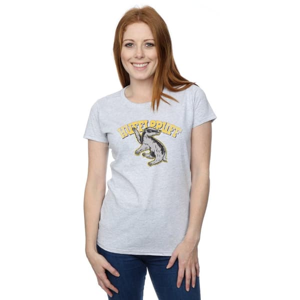Harry Potter Womens/Ladies Hufflepuff Cotton T-Shirt