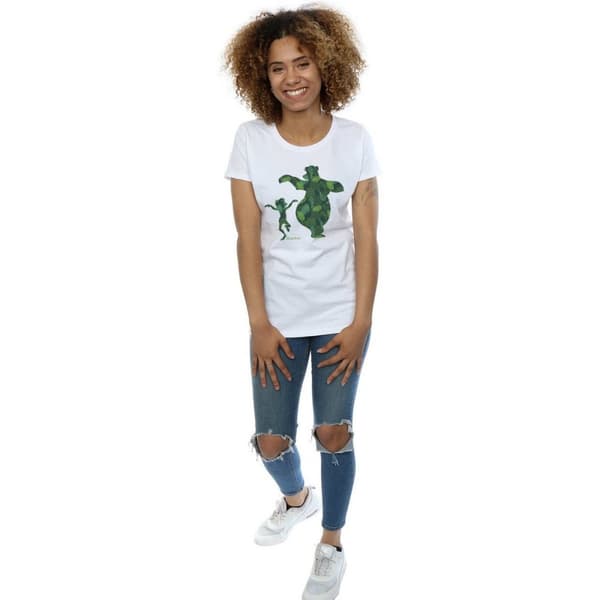 Jungle Book Womens/Ladies Mowgli And Baloo Dance Cotton T-Shirt