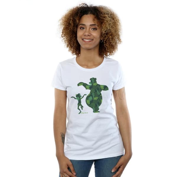 Jungle Book Womens/Ladies Mowgli And Baloo Dance Cotton T-Shirt