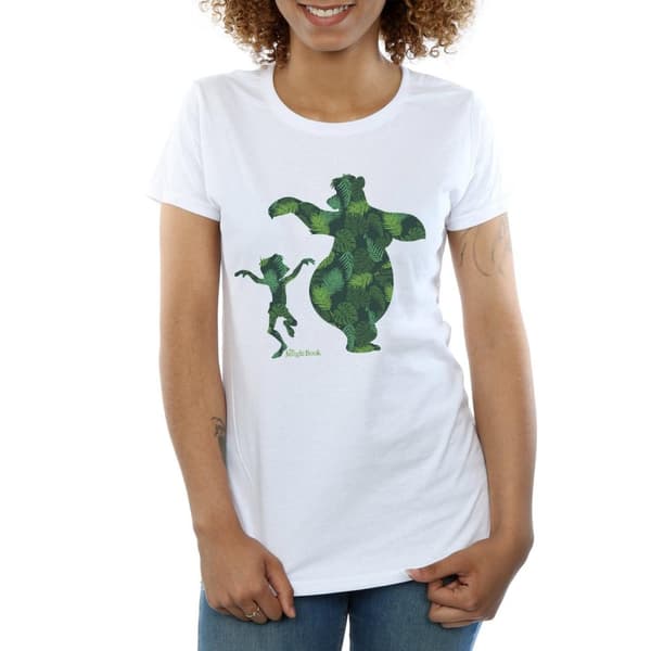 Jungle Book Womens/Ladies Mowgli And Baloo Dance Cotton T-Shirt