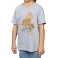 Miniatyrbilde 3 av 5: Beauty And The Beast Girls Belle Silhouette Cotton T-Shirt
