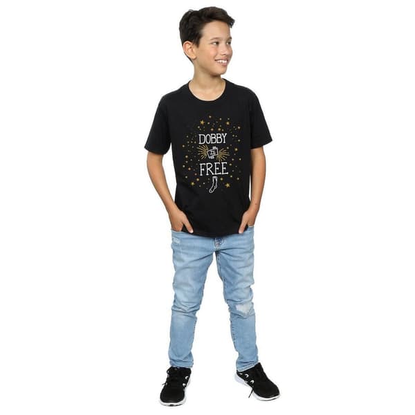 Harry Potter Boys Dobby Is Free Cotton T-Shirt