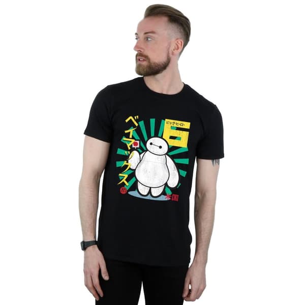 Big Hero 6 Baymax Lollipop T-shirt i bomull för herrar