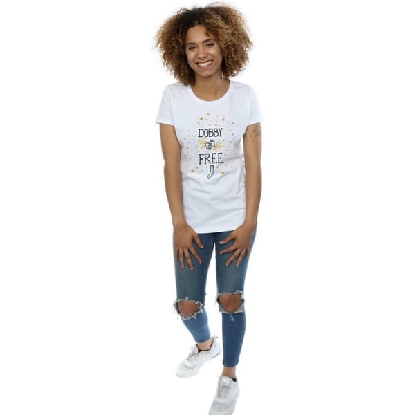 Harry Potter Womens/Ladies Dobby Is Free Cotton T-Shirt