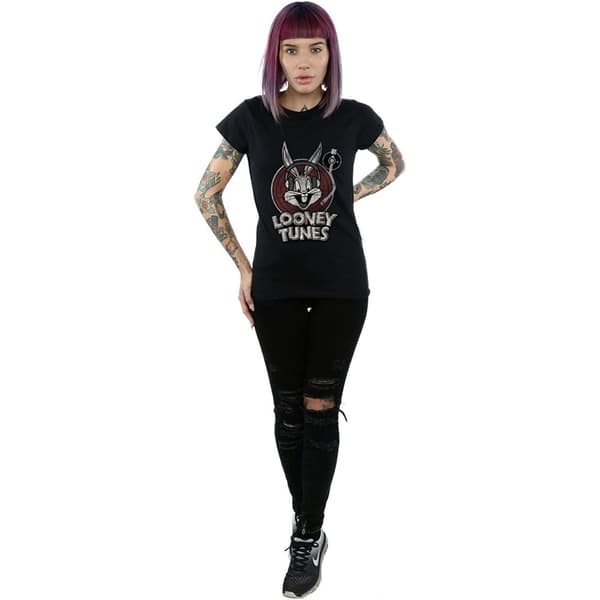 Looney Tunes Womens/Ladies Bugs Bunny Logo Cotton T-Shirt
