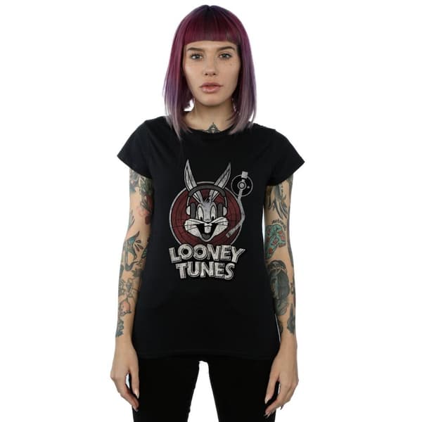 Looney Tunes Womens/Ladies Bugs Bunny Logo Cotton T-Shirt