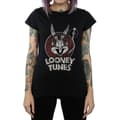 Miniatyrbilde 5 av 5: Looney Tunes Womens/Ladies Bugs Bunny Logo Cotton T-Shirt