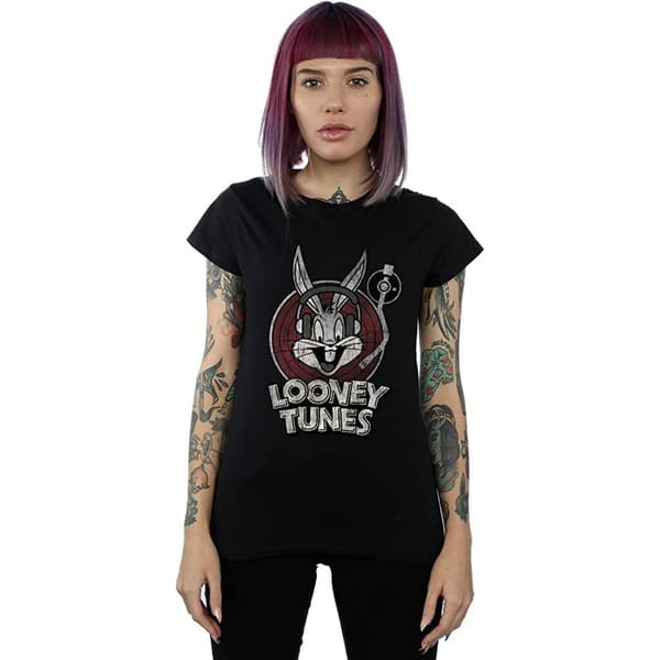 Looney Tunes Womens/Ladies Bugs Bunny Logo Cotton T-Shirt