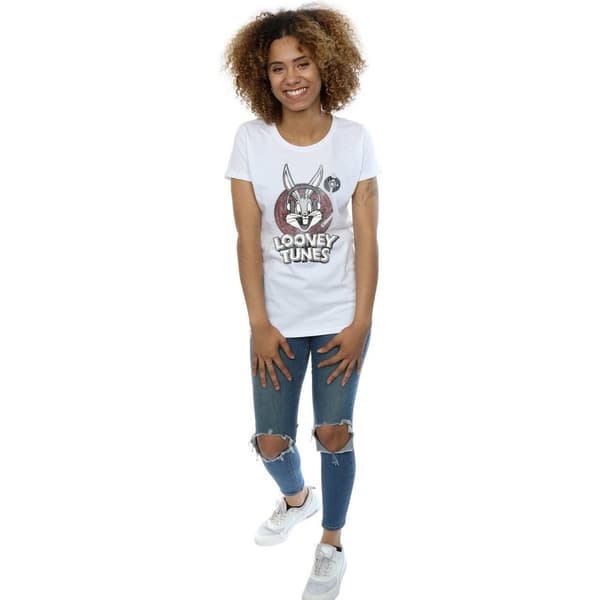 Looney Tunes Womens/Ladies Bugs Bunny Logo Cotton T-Shirt