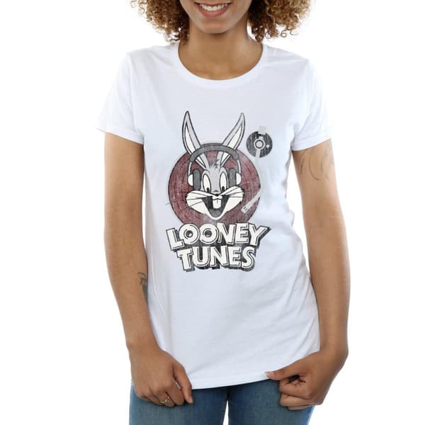 Looney Tunes Womens/Ladies Bugs Bunny Logo Cotton T-Shirt