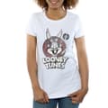 Miniatyrbilde 5 av 5: Looney Tunes Womens/Ladies Bugs Bunny Logo Cotton T-Shirt