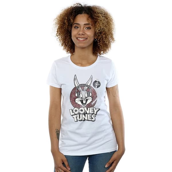 Looney Tunes Womens/Ladies Bugs Bunny Logo Cotton T-Shirt