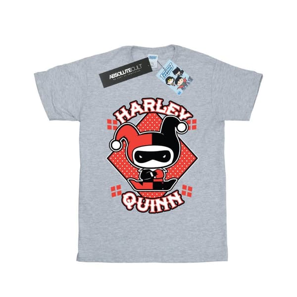 Harley Quinn Womens/Ladies Chibi Cotton Boyfriend T-Shirt