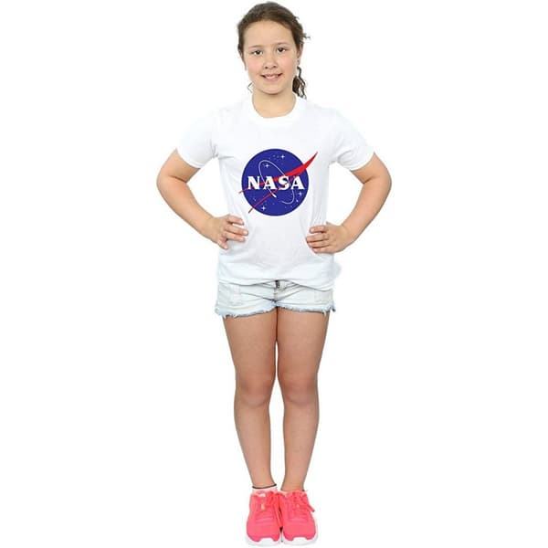NASA Girls Insignia Logo Cotton T-Shirt