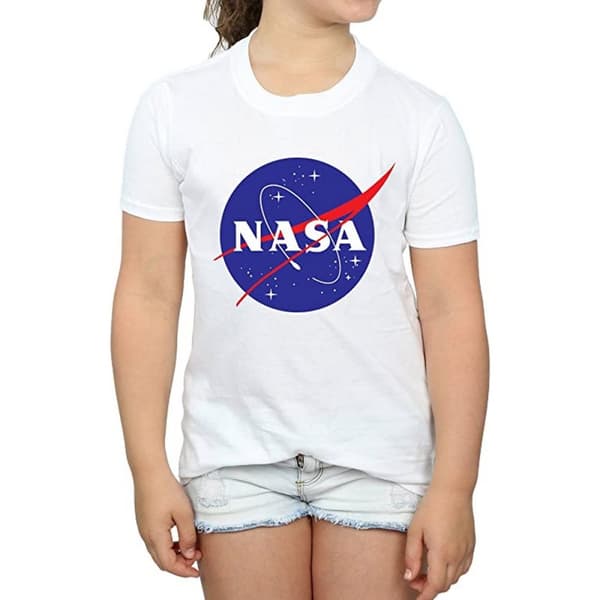 NASA Girls Insignia Logo Cotton T-Shirt