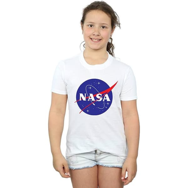 NASA Girls Insignia Logo Cotton T-Shirt