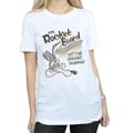 Miniatyrbillede 3 af 5: Looney Tunes Womens/Ladies Rocket Board Wile E Coyote Cotton Boyfriend T-Shirt
