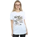Miniatyrbillede 2 af 5: Looney Tunes Womens/Ladies Rocket Board Wile E Coyote Cotton Boyfriend T-Shirt