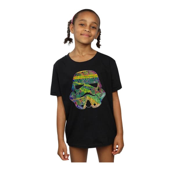 Star Wars T-shirt i bomull med Stormtrooper-mönster för flickor