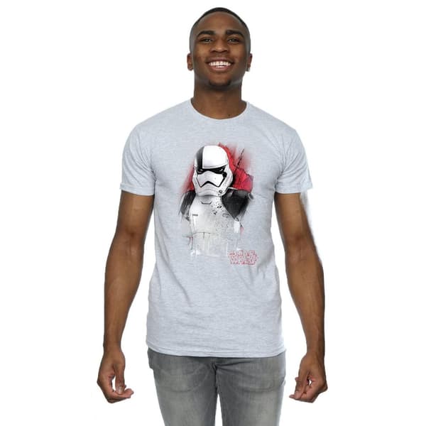 Star Wars: The Last Jedi Mens Stormtrooper Brushed Cotton T-Shirt